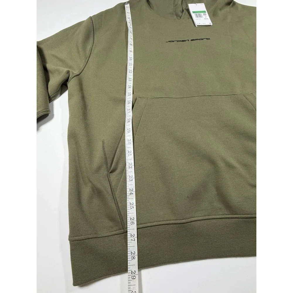 Nike Air Jordan Sport Fleece Dri-FIT Hoodie Pullover Olive Men's XL HF0280-222
